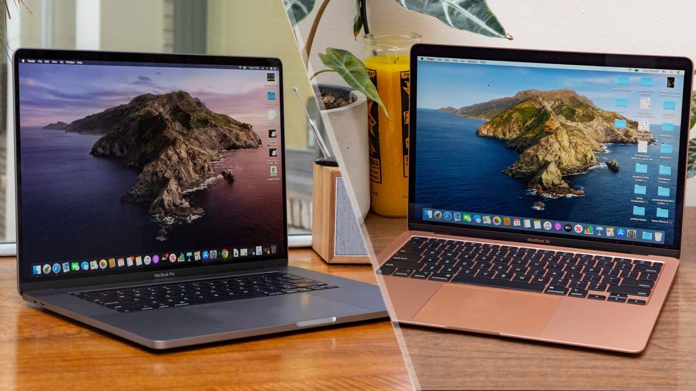 So sánh MacBook Air 2020 và MacBook Pro 2020: Khi hai 