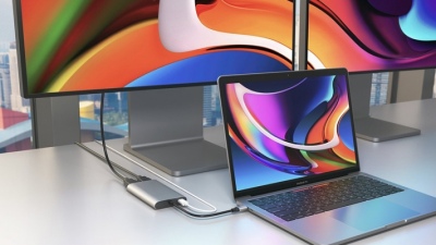 Các máy Mac chạy chip Apple Silicon có thể có hai màn hình HDMI với đế cắm Hyper mới