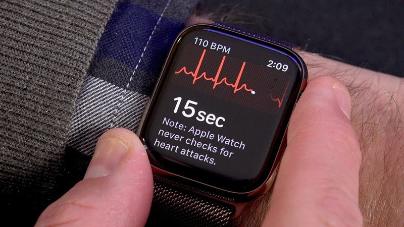 Tính năng ECG của Apple Watch sẽ có thể đo được nhịp tim cao tới 150BPM