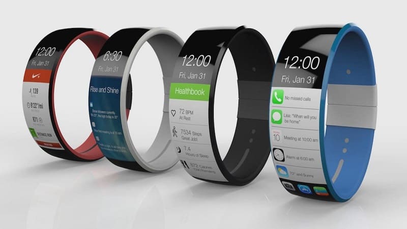 Apple đang nghiên cứu và phát triển concept Apple Watch màn hình cuộn bao quanh cổ tay cực đẹp
