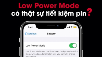 Bật chế độ Low Power Mode trên iPhone chỉ giúp thiết bị kéo dài thêm nguồn pin được 5 phút, không khác gì so với chế độ thường