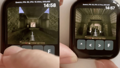 Bất ngờ chưa: Đã có thể chơi game bắn súng Quake trên Apple Watch!