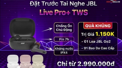 Đặt trước tai nghe JBL Live Pro+, nhận bộ quà khủng đến 1.150k