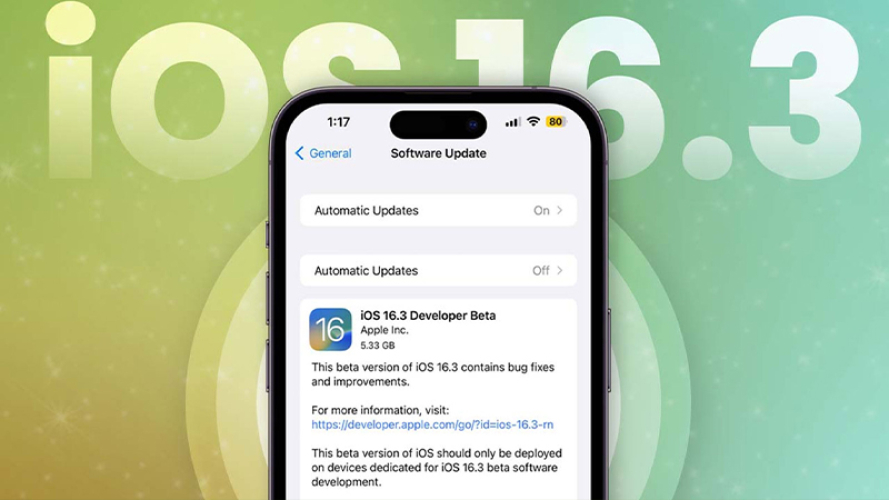 iOS/iPadOS 16.3, macOS Ventura 13.2 beta công khai đã được phát hành!