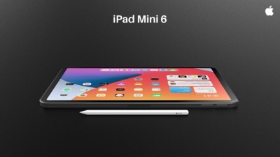 iPad mini 6 (2021) sẽ được trang bị màn hình tràn viền 8.3 inch, loại bỏ nút Home và Touch ID