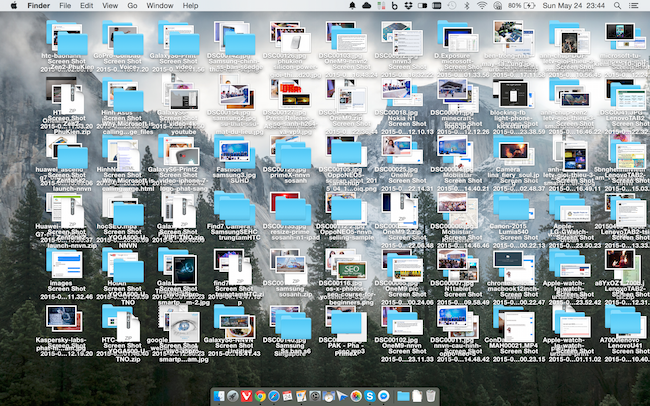 Sắp xếp lại màn hình Desktop để tối ưu bộ nhớ MacBook 