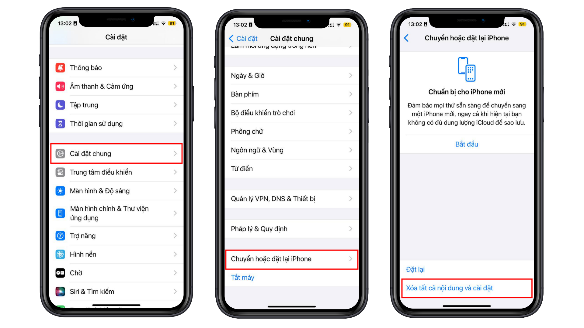 Hướng dẫn chi tiết cách khôi phục cài đặt gốc iPhone