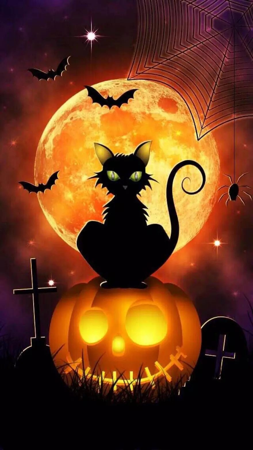 Những hình nền Halloween cute, hài hước 'hóa trang' điện thoại, Facebook,  Zalo
