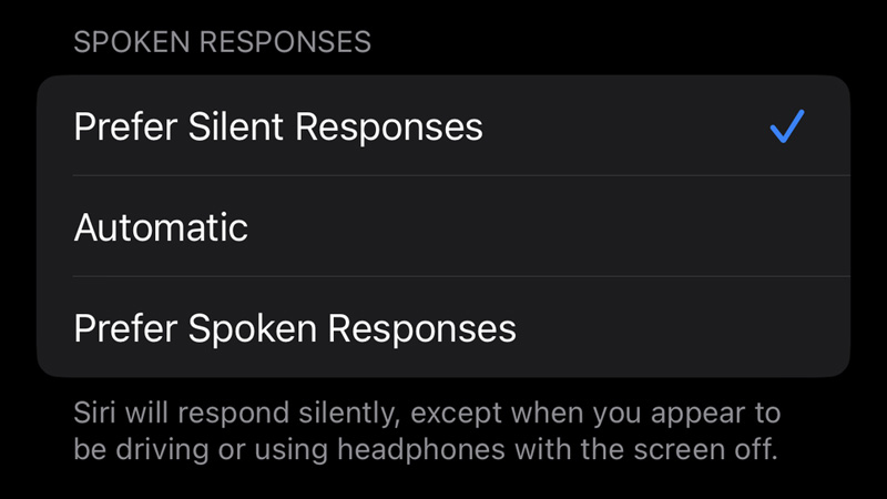 Siri sẽ ở chế độ im lặng (hầu hết thời gian)