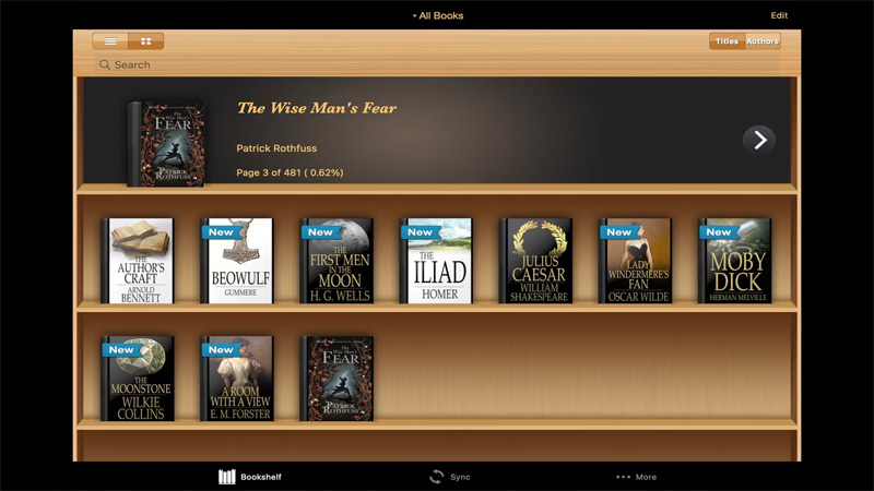 Trình đọc sách điện tử Ebook Reader là lựa chọn tốt nhất cho những người chủ yếu sở hữu sách trên eBooks.com. 