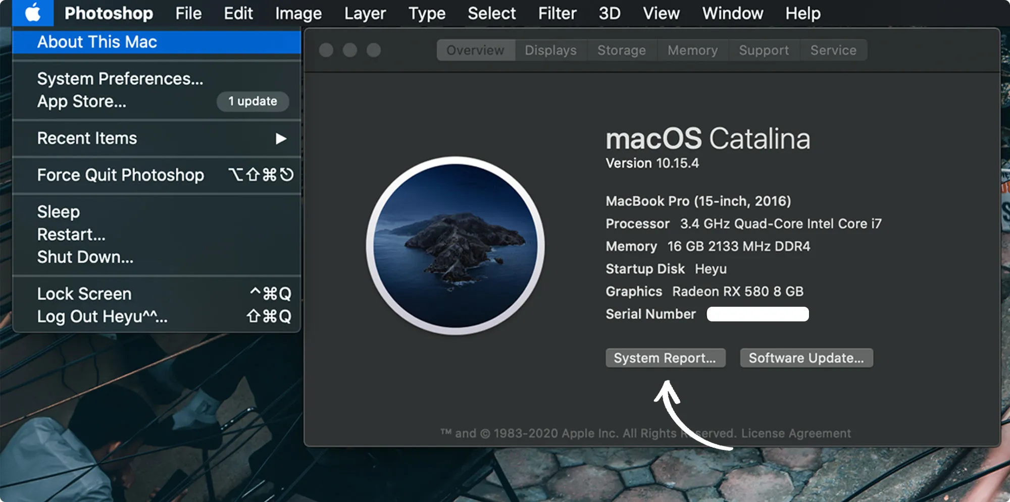 System report macos