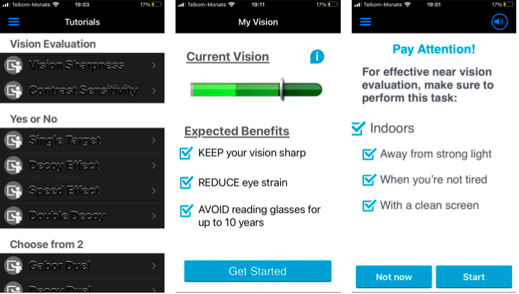 Ứng dụng Eyes Recovery Workout miễn phí dành cho điện thoại Android