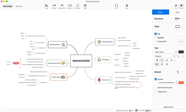 Ứng dụng vẽ mind map hay trên MacBook giúp bạn tư duy công việc 1 cách khoa học