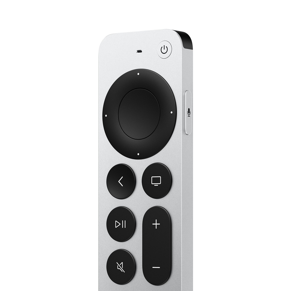 Remote Siri Apple TV 4K được trang bị micro cho phép bạn nói chuyện trực tiếp vào điều khiển từ xa để nhanh chóng tìm thấy nội dung bạn đang tìm kiếm. 