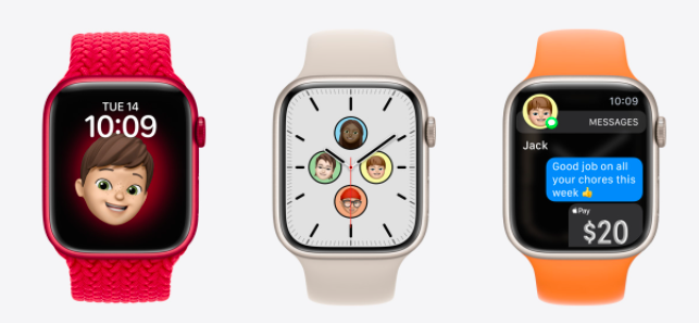 Apple Watch S7 41mm có các tính năng kiểm soát cho gia đình 