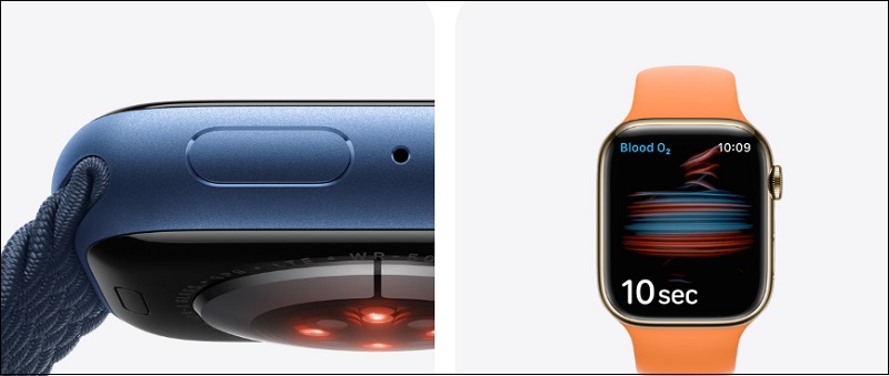 Apple Watch S7 41mm theo dõi nồng độ oxy trong máu và đo điện tâm đồ