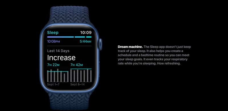 Apple Watch S7 - Trang bị nhiều chức năng chăm sóc sức khỏe