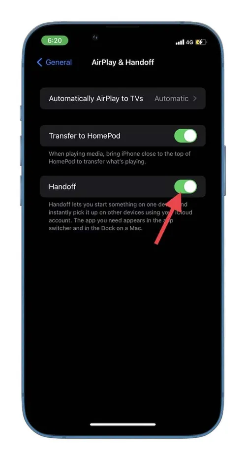 Bật Handoff trên iPhone hoặc iPad của bạn - Hình 1