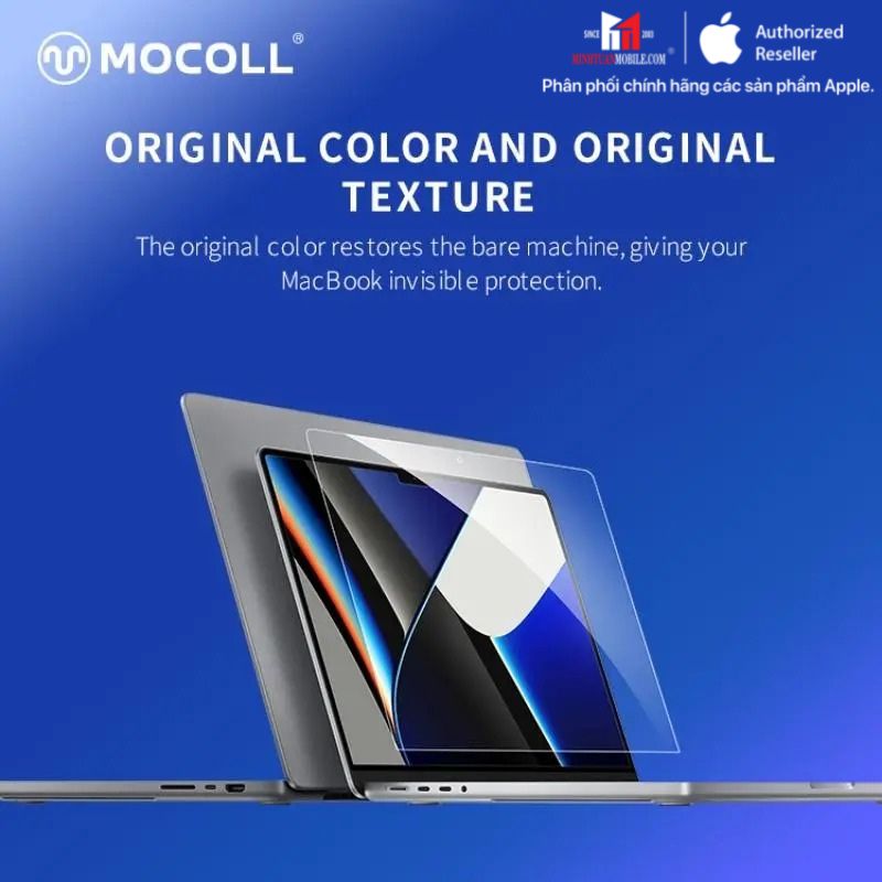 Bộ dán MacBook Air M2 13.6 inch Mocoll 5 in 1