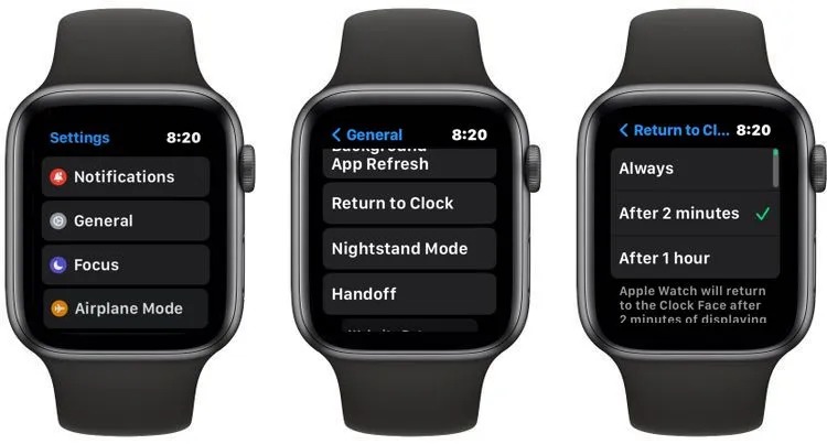Làm cho Apple Watch của bạn trở lại đồng hồ ngay lập tức