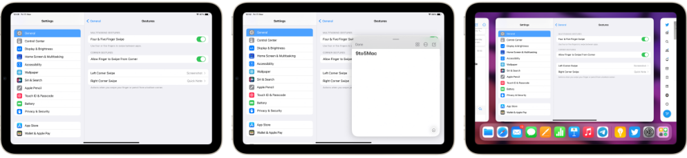 Cách chụp ảnh màn hình iPad của bạn bằng cử chỉ với iPadOS 16 cực đơn giản