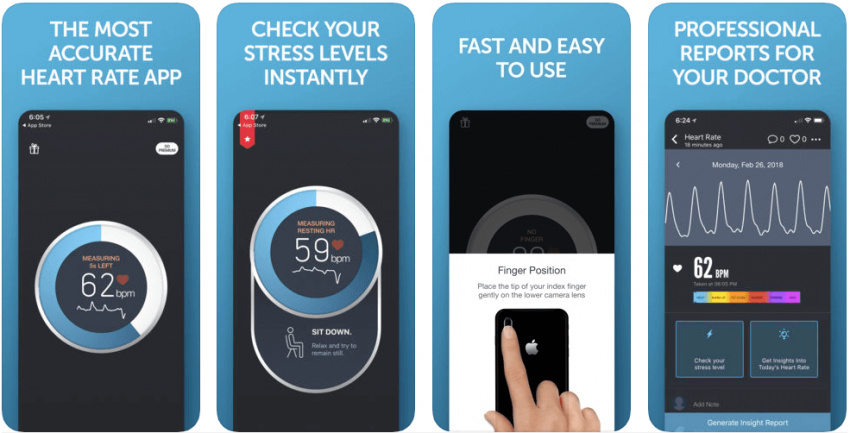 Instant Heart Rate: HR Monitor đo nhịp tim qua camera sau của iPhone