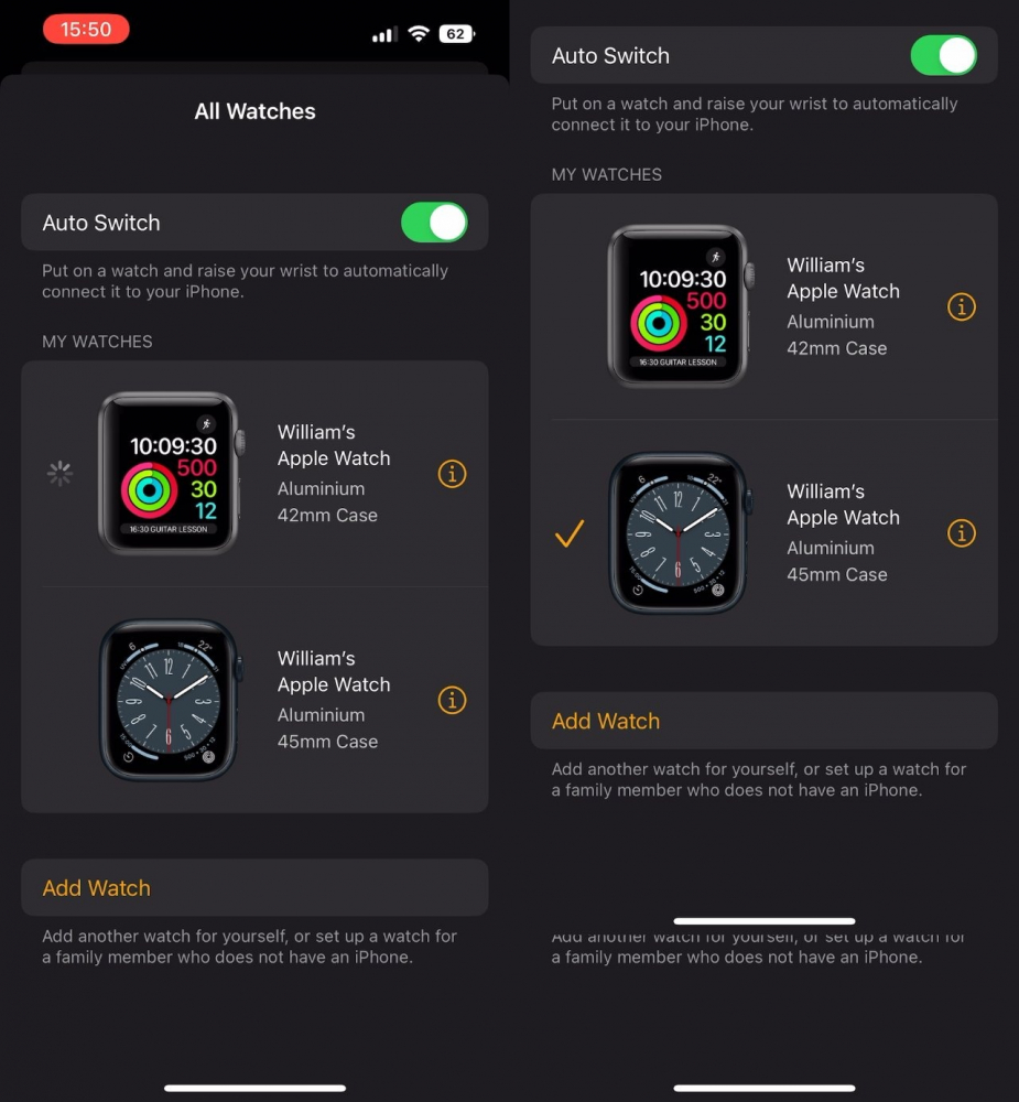 Cách đồng bộ nhiều Apple Watch với một iPhone cực đơn giản