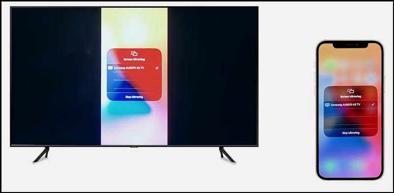 Hoàn tất việc kết nối iPhone với TV Samsung