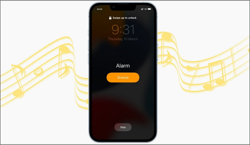 Có thể đặt nhạc chuông trở thanh âm thanh báo thức trên iPhone 