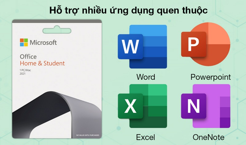 Các phần mềm Office chính hãng đang được bán ở Minh Tuấn Mobile