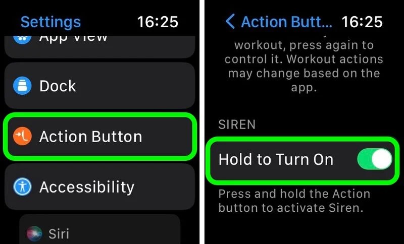 Cách kích hoạt, hủy và tắt còi báo động trên Apple Watch Ultra cực đơn giản