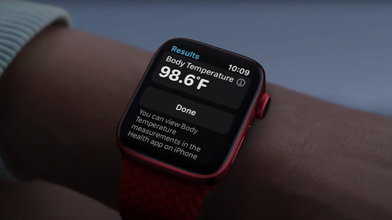 Apple Watch S8 có thể có cảm biết nhiệt độ 