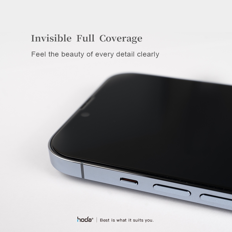 Cường lực iPhone 13 series Hoda chống tia xanh và vân tay