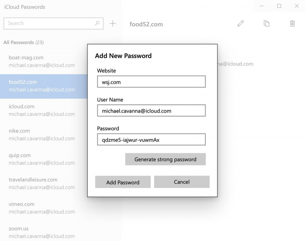 iCloud‌ Key Chain dành cho Windows nay đã hỗ trợ mật khẩu 2FA