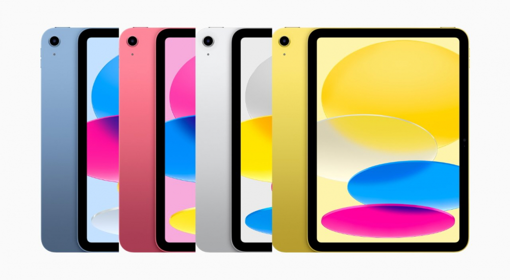 Bốn màu mới của iPad