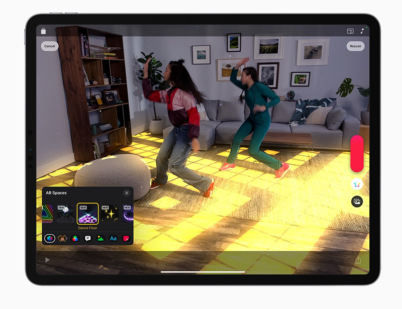 iPad Pro 2020 hỗ trợ cảm biến Lidar cho phép trải nghiệm không gian thực tế ảo 