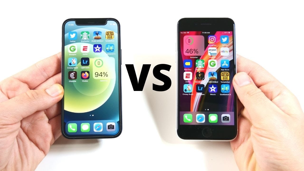 iPhone 12 mini vs iPhone SE 2020