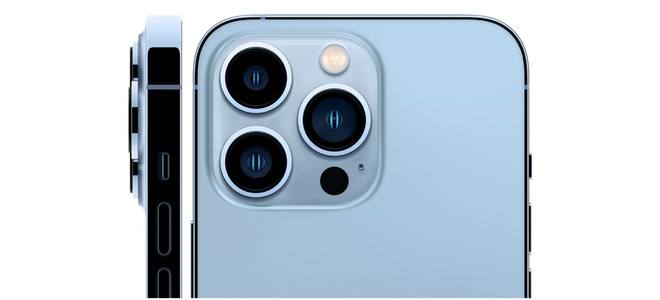 iPhone 13 Pro Max 1TB camera 12MP và mắt quét LIDAR sắp xếp trong ô vuông đẹp mắt