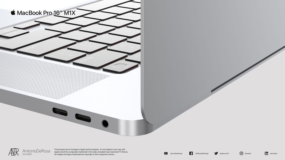 Render MacBook Pro 16 inch 2021