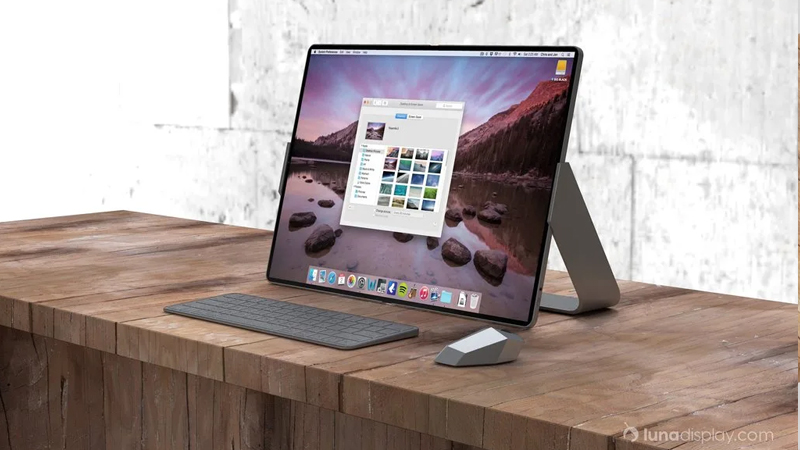 iPad-MacBook lai 20 inch có thể gập lại có thể dựa vào bàn phím màn hình cảm ứng