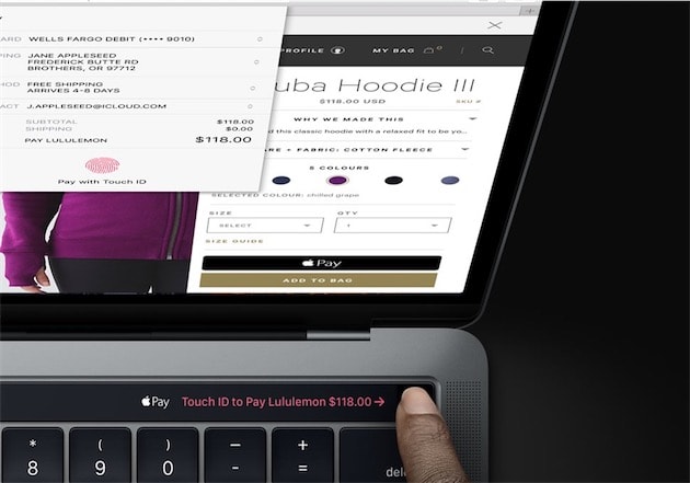 MacBook Pro 13" M1 2020 bảo mật cao cấp và thanh toán tiện lợi bằng vân tay