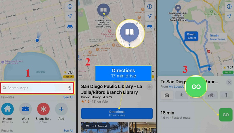Cách ghim vị trí trên Google Maps dành cho thiết bị iOS