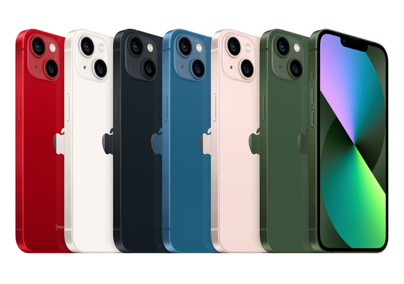 Màu sắc của iPhone 13 và iPhone 13 mini