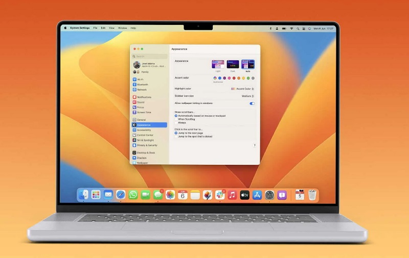 Apple cải tiến giao diện và đổi mới tên Tùy chọn hệ thống thành Cài đặt hệ thống (System Settings) trong macOS