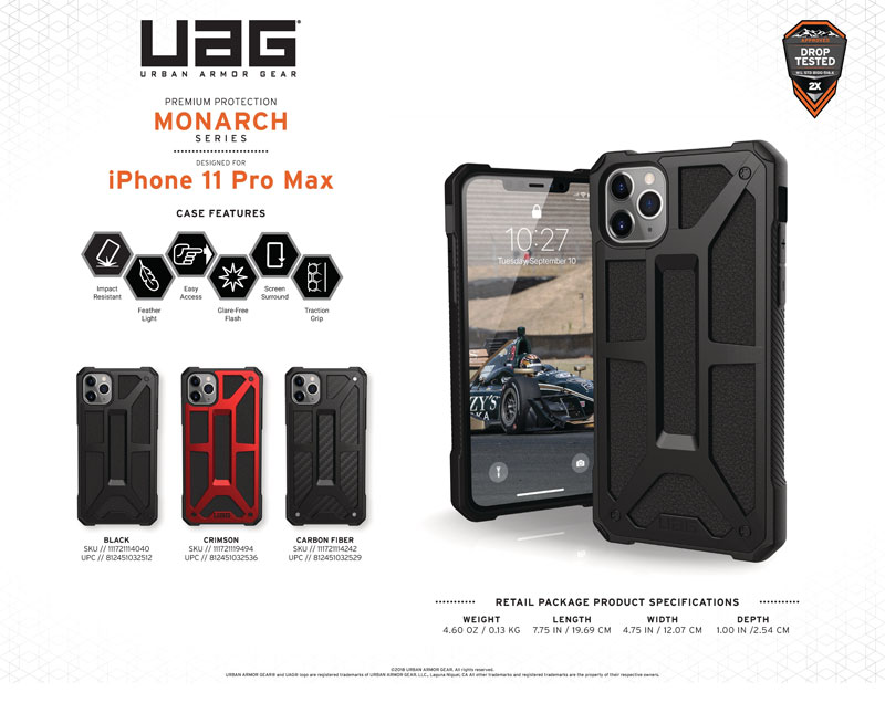 Ốp lưng iPhone 11 Pro Max UAG Monarch