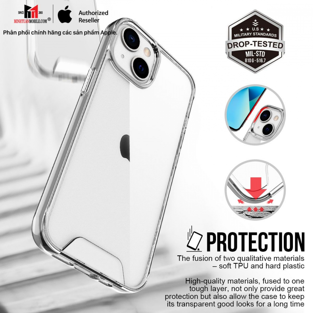 Ốp lưng iPhone 14 Pro Jinya Crystal