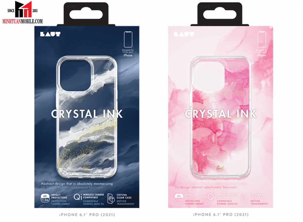 Ốp lưng LAUT Crystal Ink cho iPhone 13 series