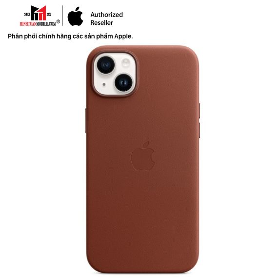 Ốp lưng MagSafe iPhone 14 Plus Apple Leather Chính Hãng 2022