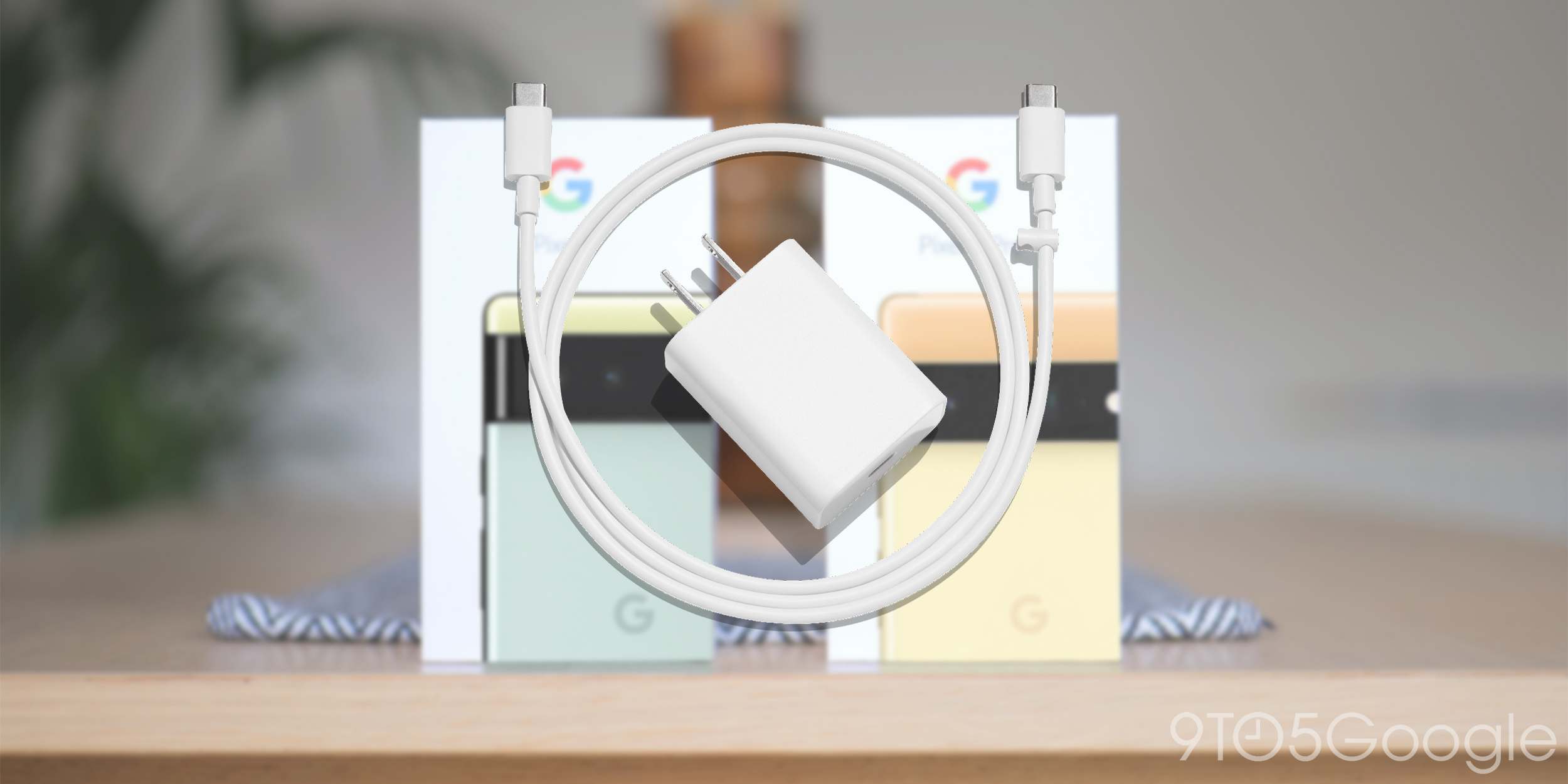 Bộ sạc trên Google Pixel 6