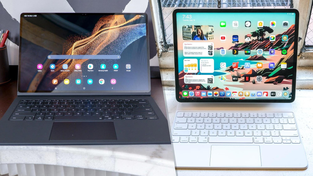 So sánh iPad Pro 2022 vs Samsung Galaxy Tab S8 Ultra: Nên mua máy tính bảng nào?
